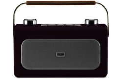 Bush Classic Leather DAB/FM Radio - Aubergine